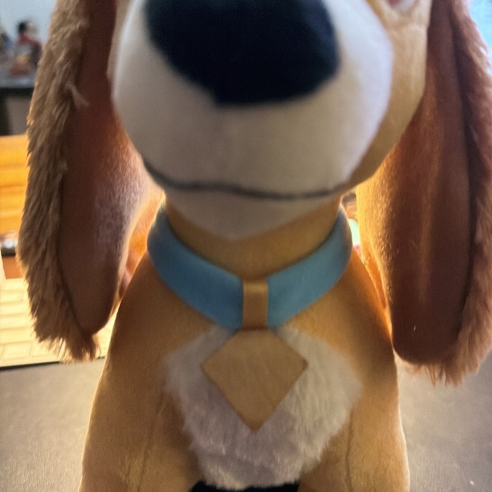 Disney Lady and the Tramp Dog Plush 12" Stuffed Animal Just Play Security Toy!